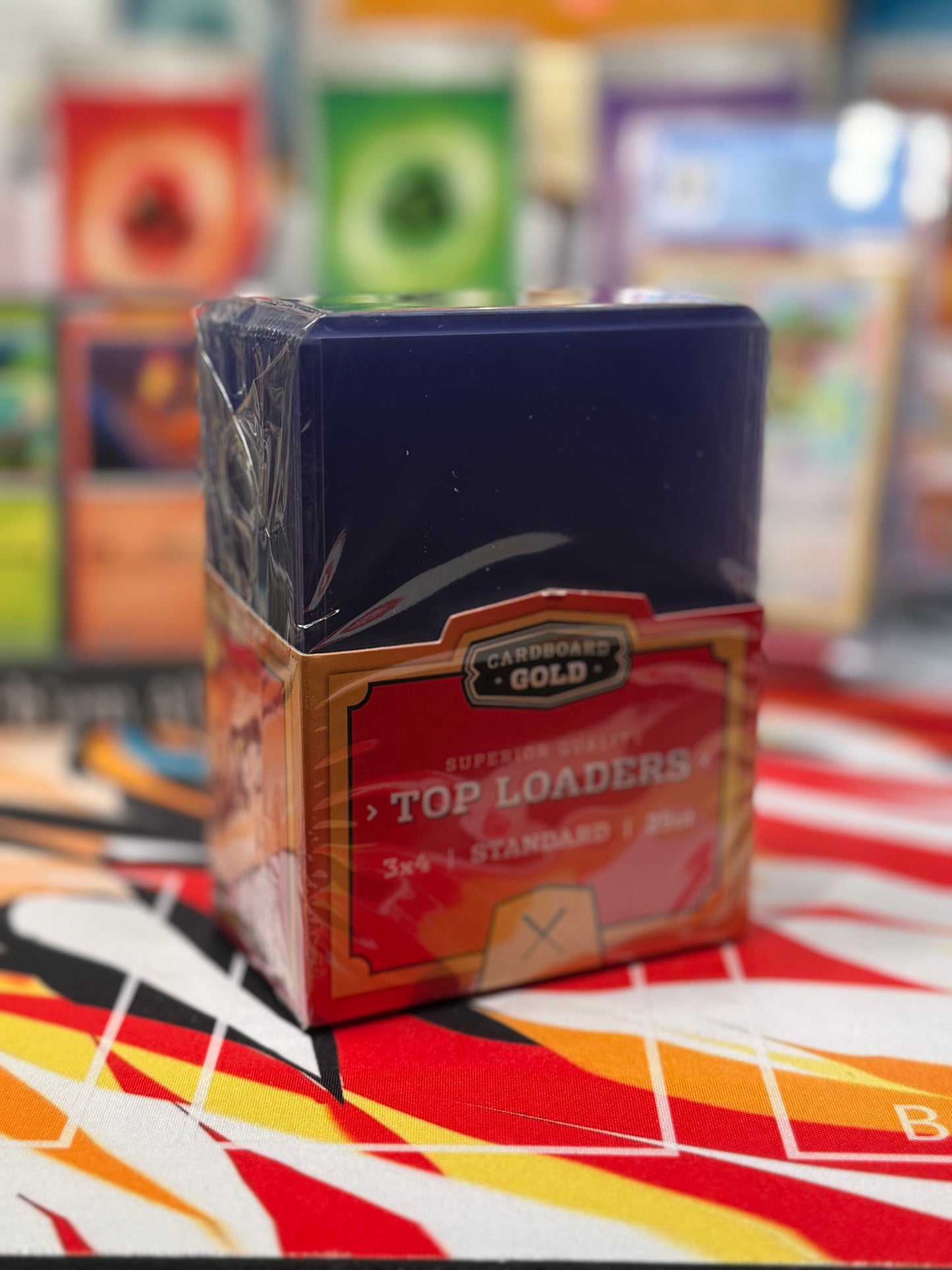 Top loaders 25ct Cardboard Gold