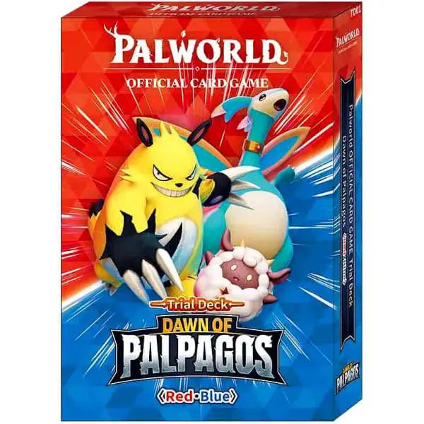 Palworld Dawn of Palpagos Red & Blue Trial Deck