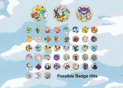 Pokemon Gem Pack Badge Set S-Chinese