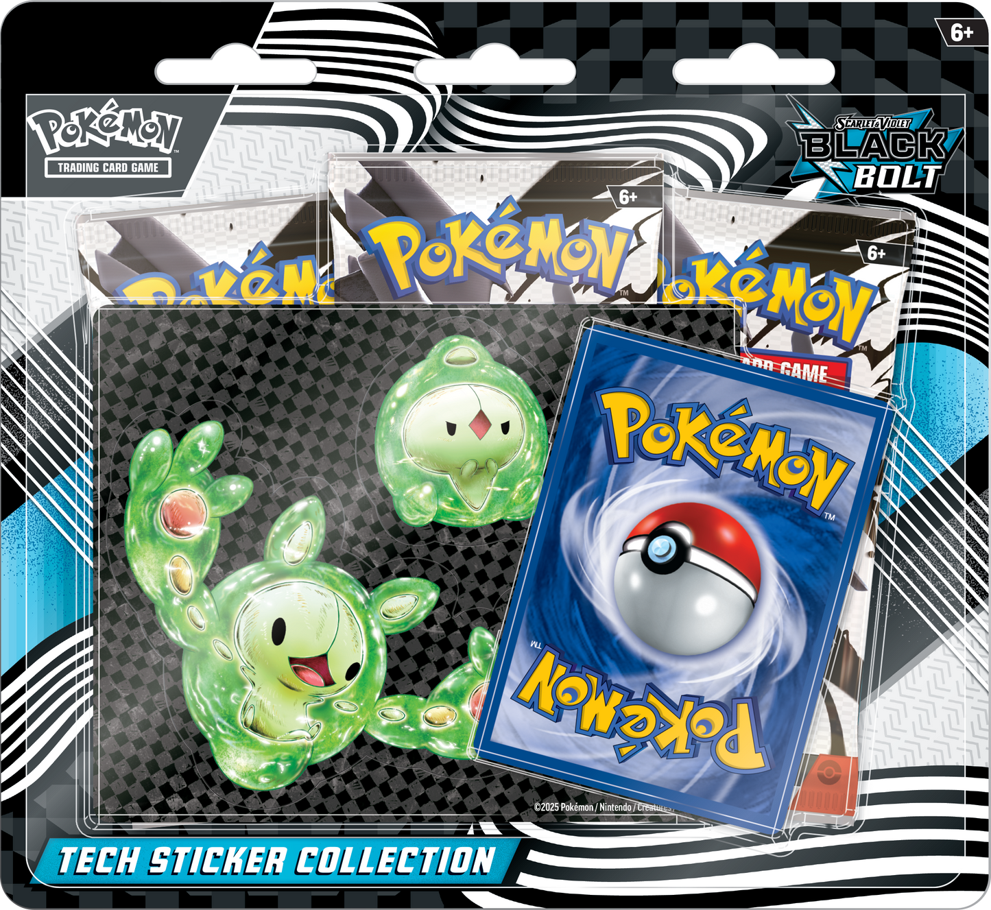 Pokemon Black Bolt Tech sticker collection