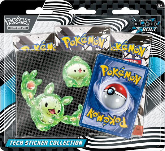 Pokemon Black Bolt Tech sticker collection