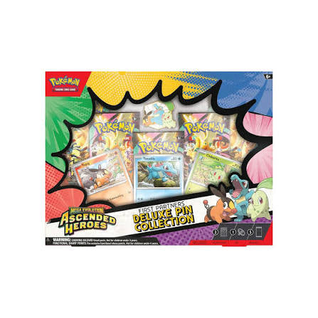 Pokemon Ascended Heroes ME2.5 First Partners Deluxe Pin Collection
